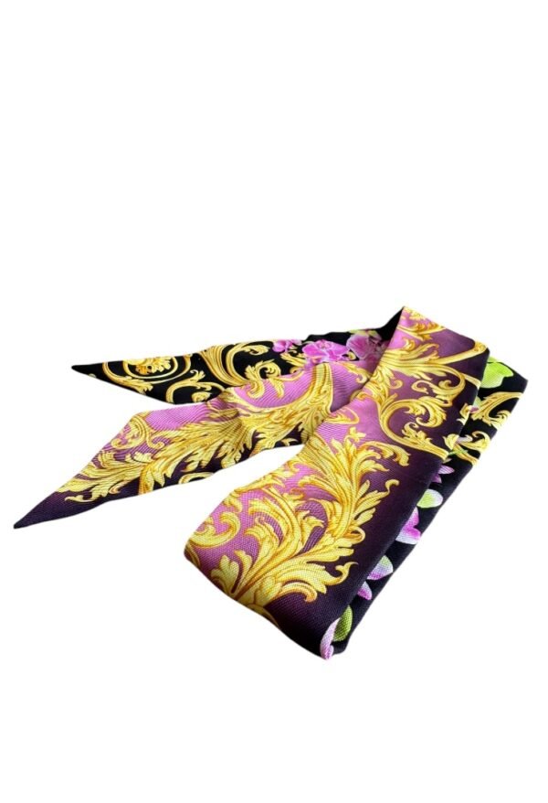 BANDANA MEDUSA ORCHID SILK - VERSACE - Image 5